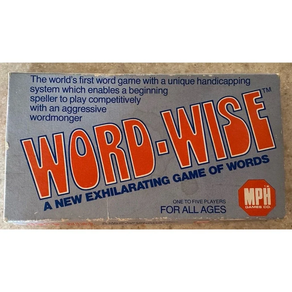 Word Wise: A New Exhilarating Game Of Words! - Unplayed 1979 Card Game Vintage